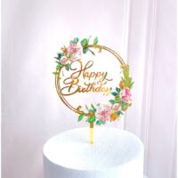 Happy Birthday Acrylic Cake Topper 10