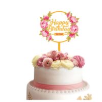 Happy Birthday Acrylic Cake Topper 13