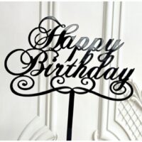 Happy Birthday Acrylic Cake Topper 15