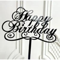 Happy Birthday Acrylic Cake Topper 15
