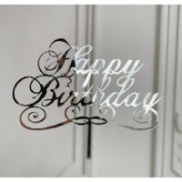 Happy Birthday Acrylic Cake Topper 17