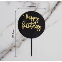 Happy Birthday Acrylic Cake Topper 4
