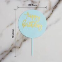 Happy Birthday Acrylic Cake Topper 5