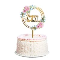 Happy Birthday Acrylic Cake Topper 9