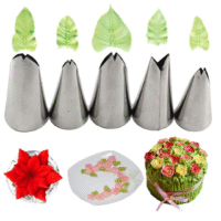 Leaves Piping Tip Nozzle Set of 5
