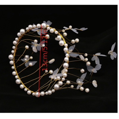 Pearl Crown Cake topper 1