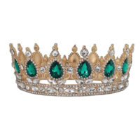 Queen Crown Cake topper Gold 1