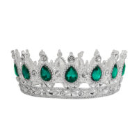 Queen Crystal Crown Cake topper Silver 2