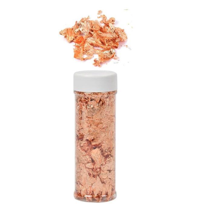 rose gold flakes