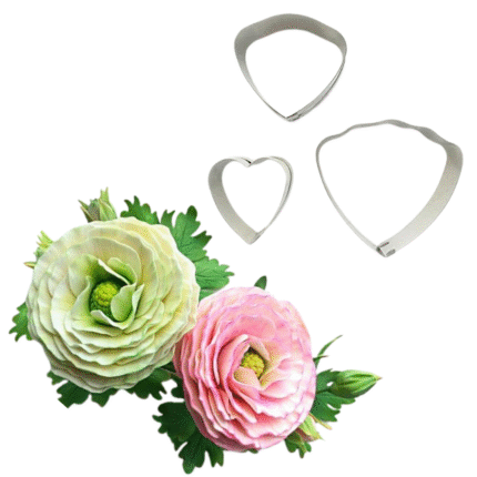 Ranunculus Petal Cutter Set of 3