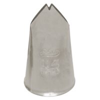 ateco no 114 special large leaf 16mm metal piping nozzle p15310 54040 image