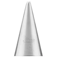 ateco no 13 small 5 point open star metal piping nozzle p15259 54154 image