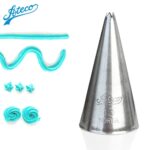 ateco no 13 small 5 point open star metal piping nozzle p15259 54155 image