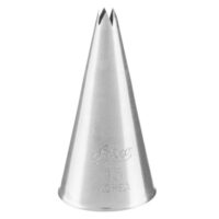 ateco no 15 small 5 point open star metal piping nozzle p15260 54156 image