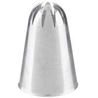 ateco no 858 xl 1g deep cut closed swirl star metal piping nozzle p15324 54120 image