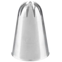 ateco no 858 xl 1g deep cut closed swirl star metal piping nozzle p15324 54120 image