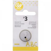 wilton decorating tip 003 round carded p11220 33532 image
