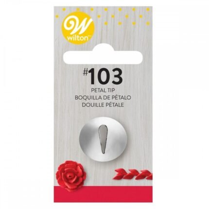 wilton decorating tip 103 petal carded p11451 33511 image