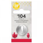wilton decorating tip 104 petal carded p11452 33512 image