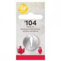 wilton decorating tip 104 petal carded p11452 33512 image