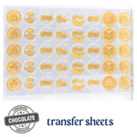 Chocolate Plaque Transfer Blister Sheets Graduation 4