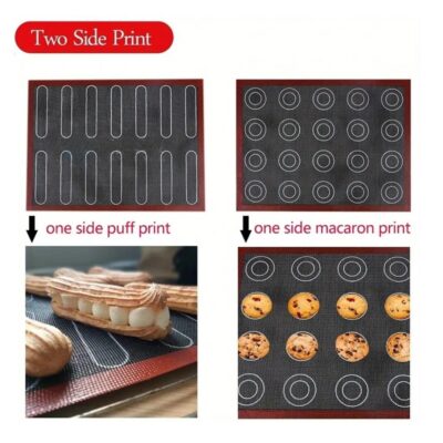 Double Sided Perforated Silicone Baking Mat.