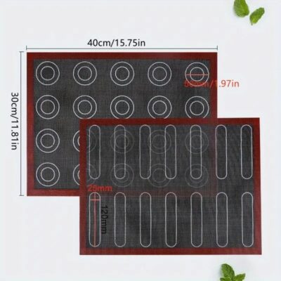 Double Sided Perforated Silicone Baking Mat...