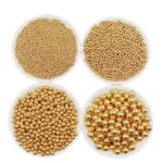 Edible Glossy Gold Sugar Pearl 100g (2)