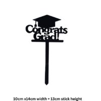 Graduation Acrylic Cake Topper 3