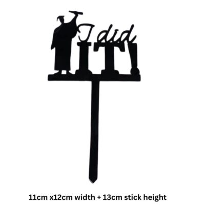 Graduation Acrylic Cake Topper 5