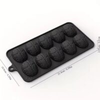10 Cavity Brain Mousse cake Silicone Baking Pan (2)
