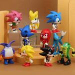 10 Pcs Sonic Cake Topper