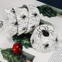 100 Pcs Spider Halloween Cupcake Baking Liner