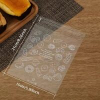 100 pcs Bread Pastry Plastic Bag