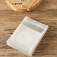 100 pcs Cookies, Chocolate, Candy Plastic Bag