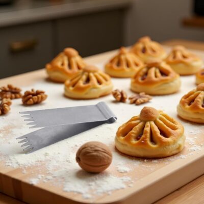11 Pcs Stainless Steel Walnut Clip