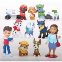 12 PcsSet Super Paw Patrol Cake Topper
