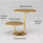 2 Tier Metal Cake & Cupcake Stand