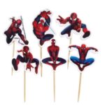 24 PcsSet Spiderman Cupcake Topper (2)
