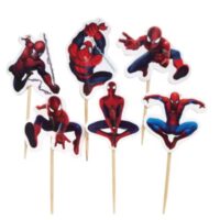 24 PcsSet Spiderman Cupcake Topper (2)