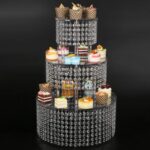3 Tier Acrylic Crystal Wedding Cake Stand