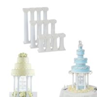 4 Pcs Set Grecian Pillar Cake Support