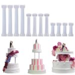 4 Pcs Set Grecian Pillar Cake Support