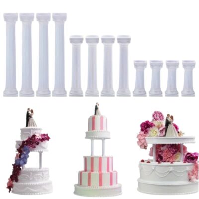 4 Pcs Set Grecian Pillar Cake Support