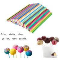 50 Pcs Lollipop & Cake Pops colorful Sticks 15cm