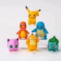 6 Pcs Pokemon Cake Topper