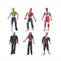 6 PcsSet Zombie Figure Halloween Cake Topper (2)
