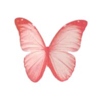 60 Pcs Red Butterflies Edible Wafer Paper Decorations