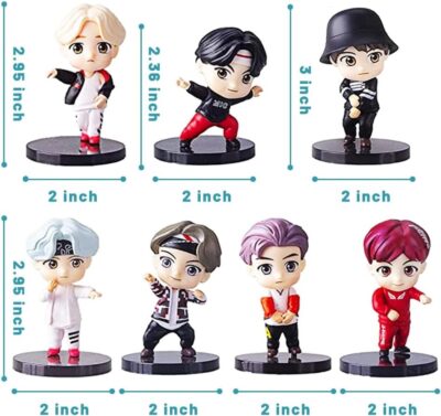 7 Pcs Set BTS Cake Topper