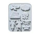 8 Cavity Graduation Chocolate Candy Silicone Mold